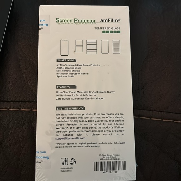 Tempered screen protector Glass & 3D curve for iPhones & other smartphones NIB - Picture 3 of 6